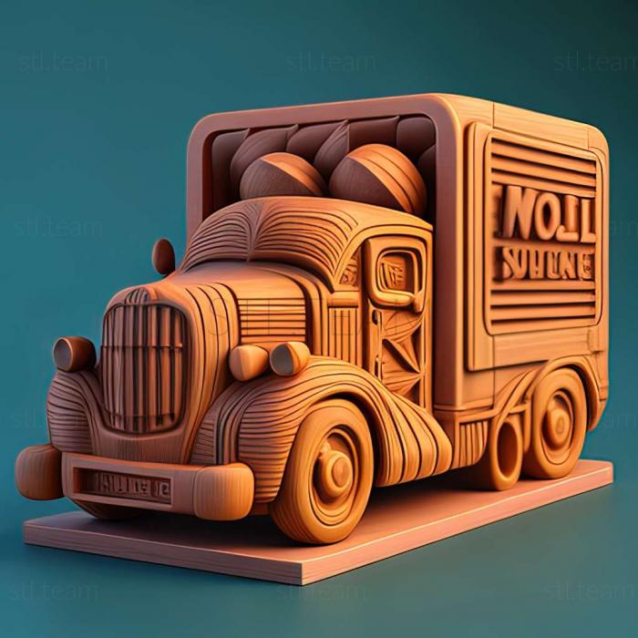 3D model Smuggle Truck game (STL)